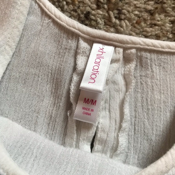 Xhilaration | neon embroidery crop top - Picture 3 of 5